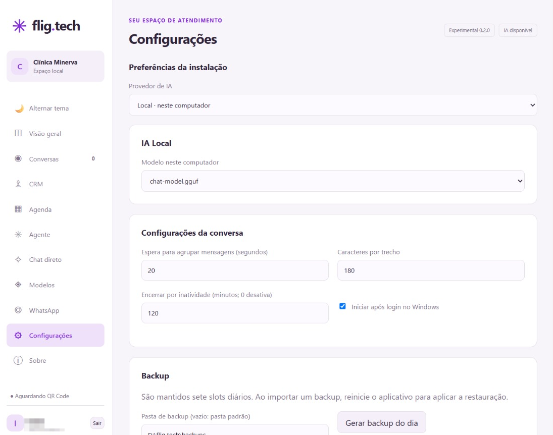 Tela 8 do App Flig.Tech